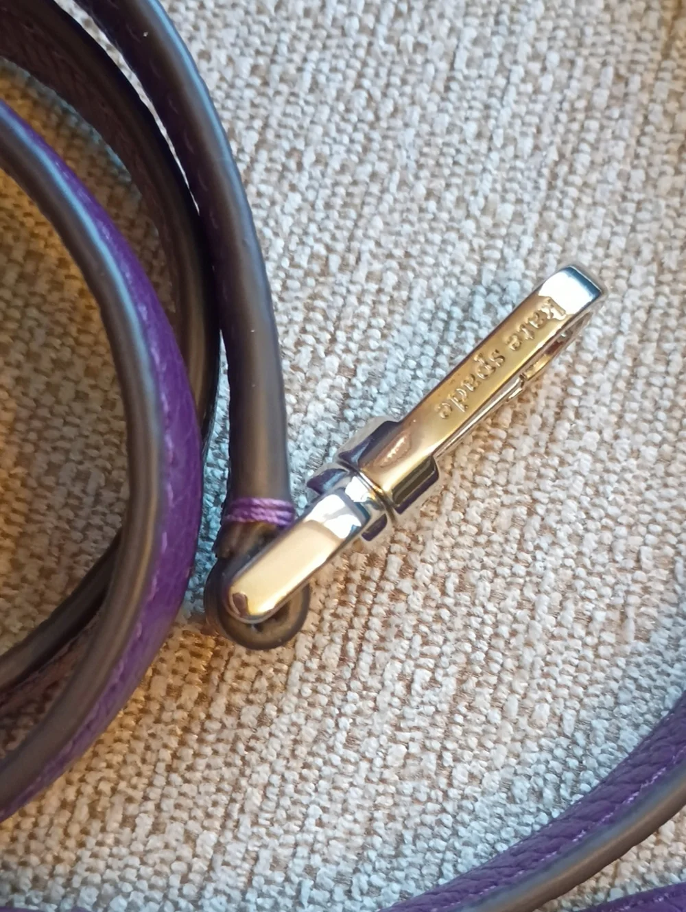 Kate Spade Large Dumpling Satchel Bag Ripe Plum purple